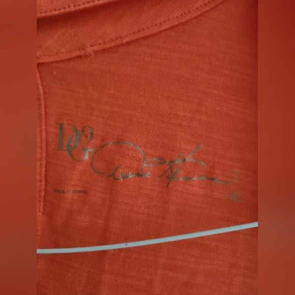 DG2 by Diane Gilman, Faux Turtle neck, button back, T-Shirt, Size xl, Pr… - Picture 5 of 6